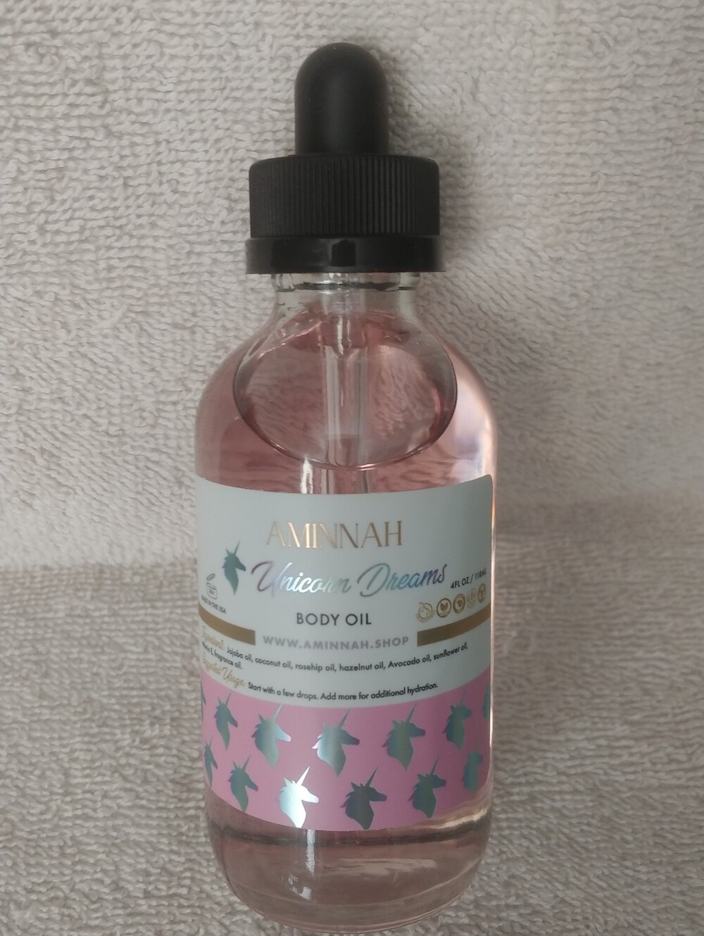 Unicorn Dreams Pink Body Oil